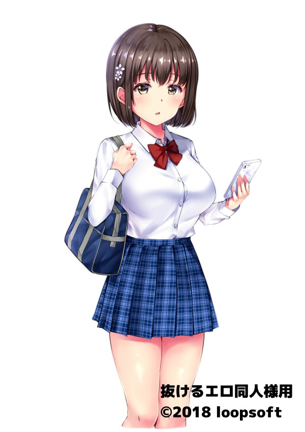 同じく歩きスマホする女の子の友達